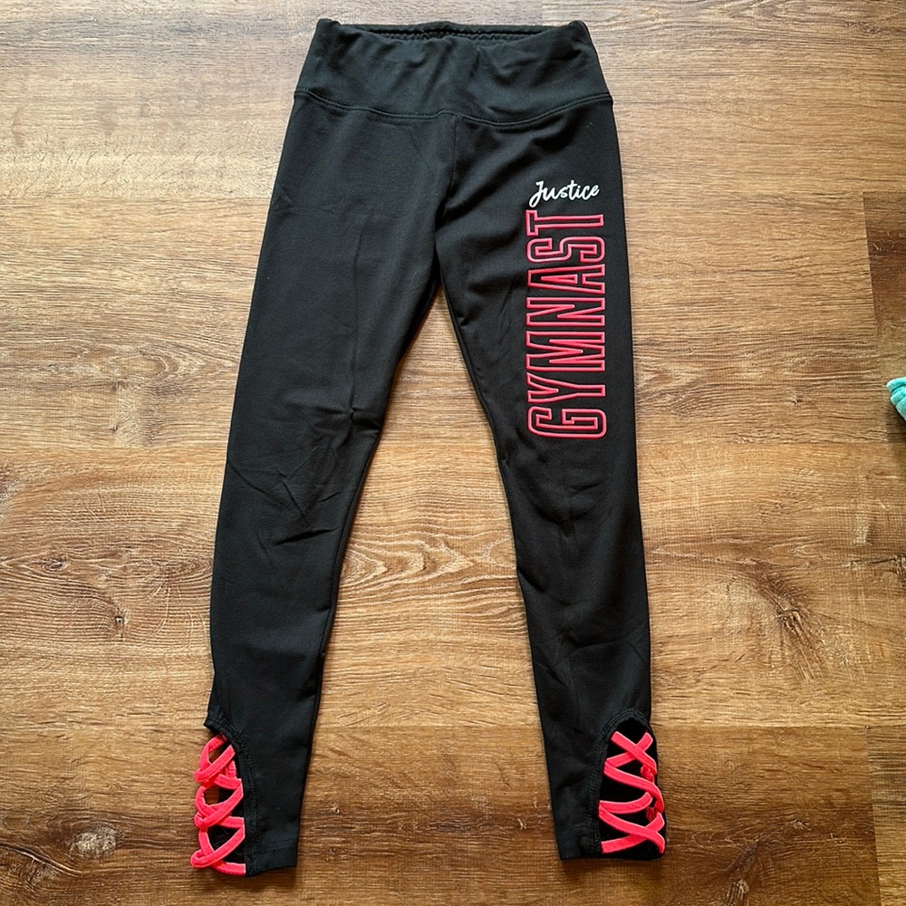 Girls Justice Leggings. Size 8.